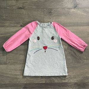 Baby Boden Bunny Rabbit Face Dress